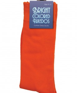 Orange Dress Socks