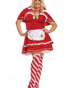 Plus Miss Candy Cane Costume