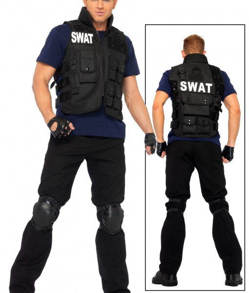 Plus Mens SWAT Team Costume