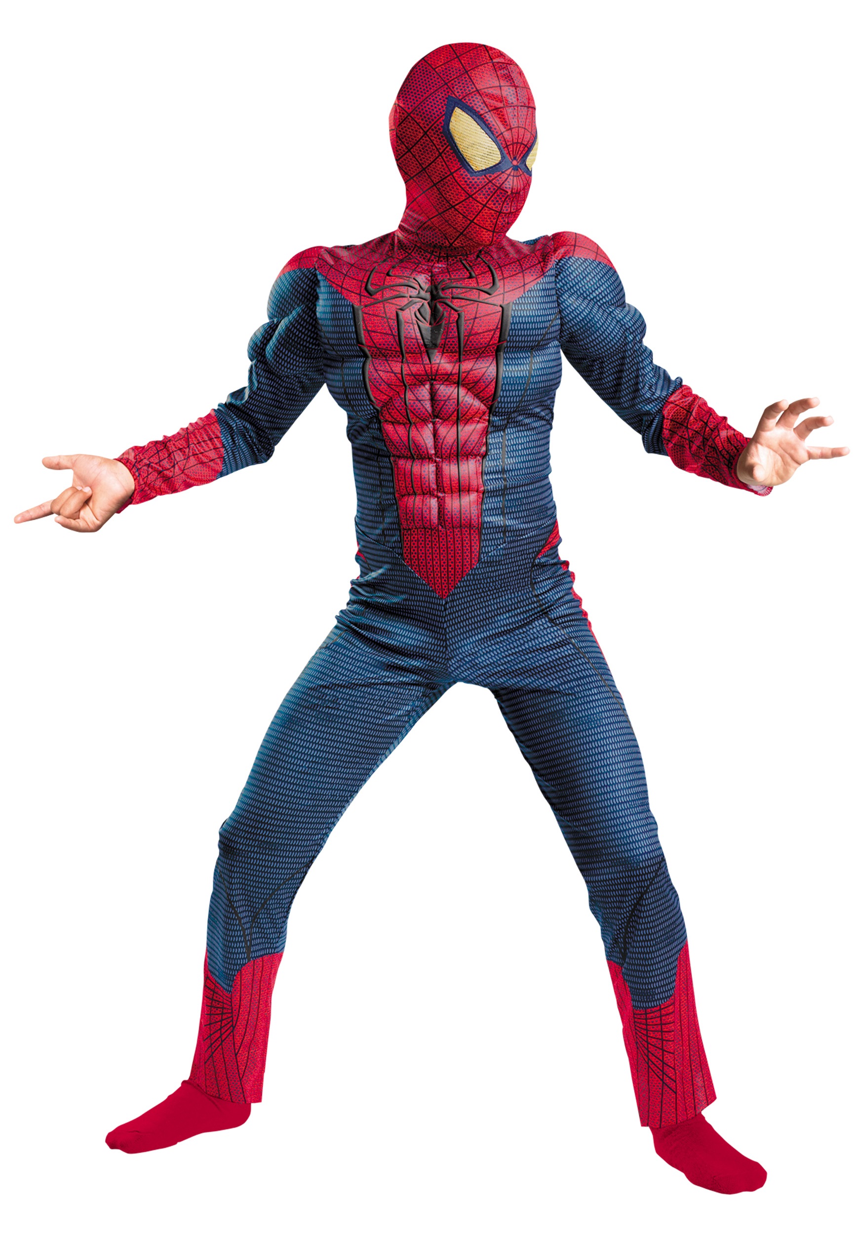 Child Spider-Man Movie Muscle Costume - Halloween Costume Ideas 2021
