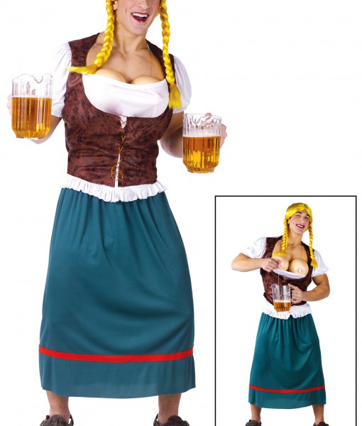 Mens German Beer Girl Costume