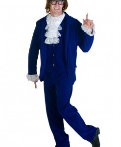 Blue Deluxe Plus Size 60's Swinger Costume