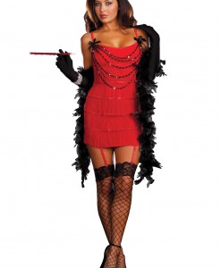 Ruby Red Hot Flapper Costume