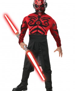 Child Deluxe Muscle Chest Darth Maul Costume