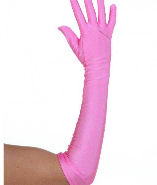 Pink Costume Gloves