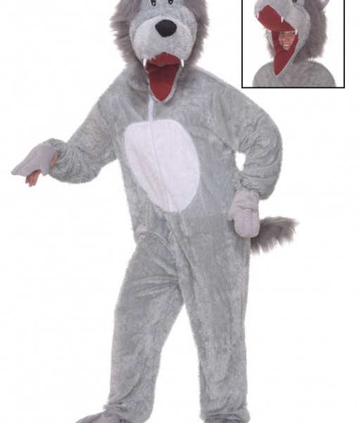 Plush Storybook Wolf Costume