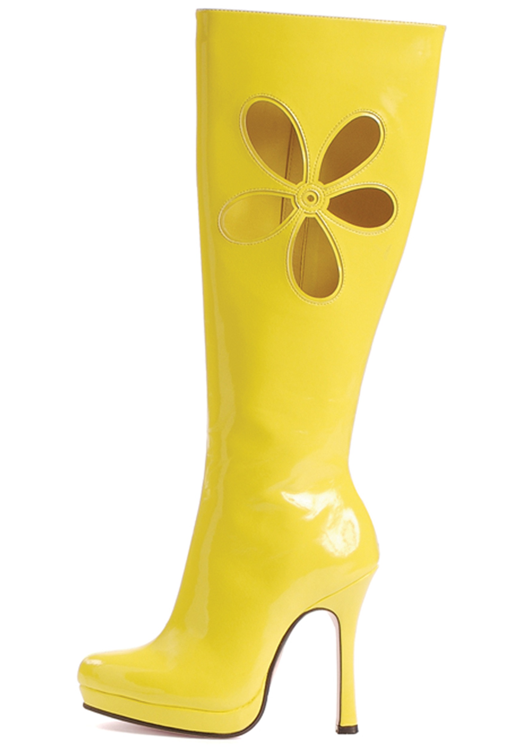 ladies yellow boots