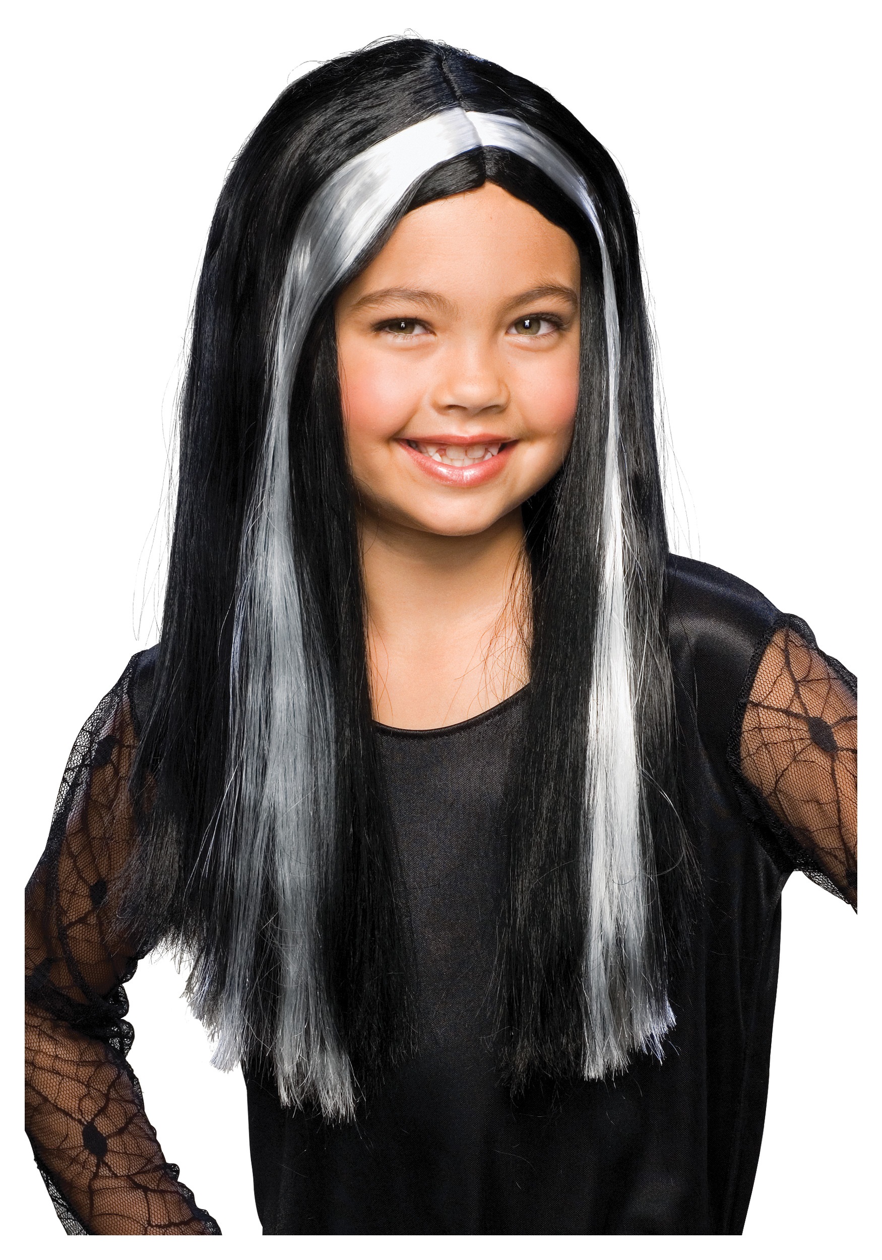 long black hair wig halloween