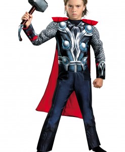 Child Avengers Thor Muscle Costume