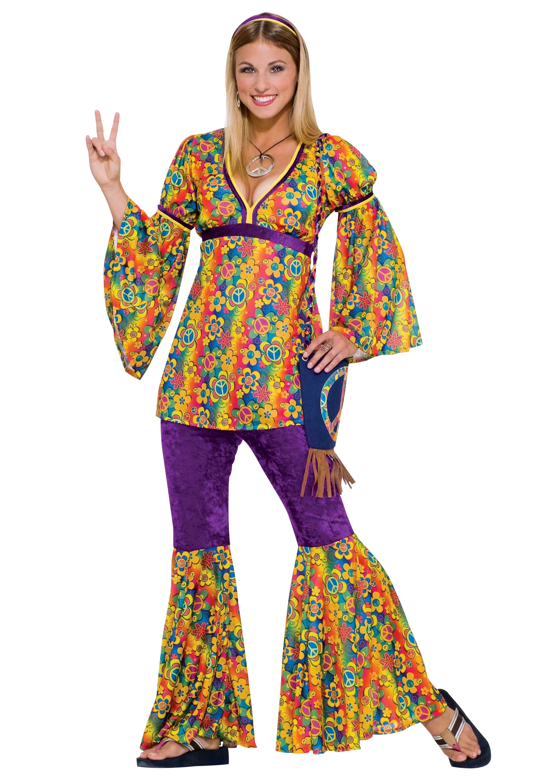Purple Haze Hippie Costume - Halloween Costume Ideas 2023