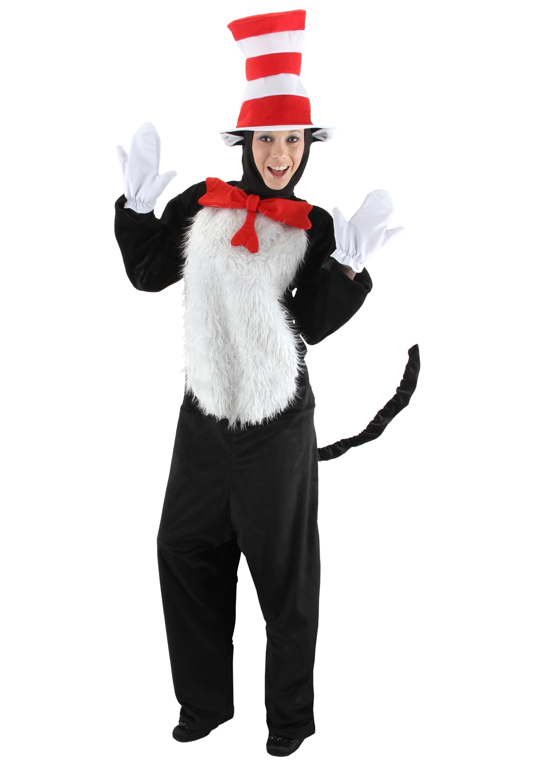 Deluxe Adult Cat in the Hat Costume - Halloween Costume Ideas 2022.