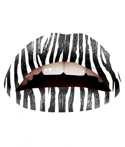 Zebra Lip Applique