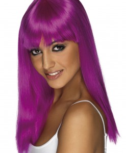 Glamourama Neon Purple Wig