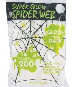 Glow in the Dark Spider Webs