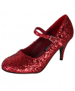 Sexy Red Glitter Shoes