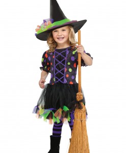Toddler Polka Dot Witch Costume