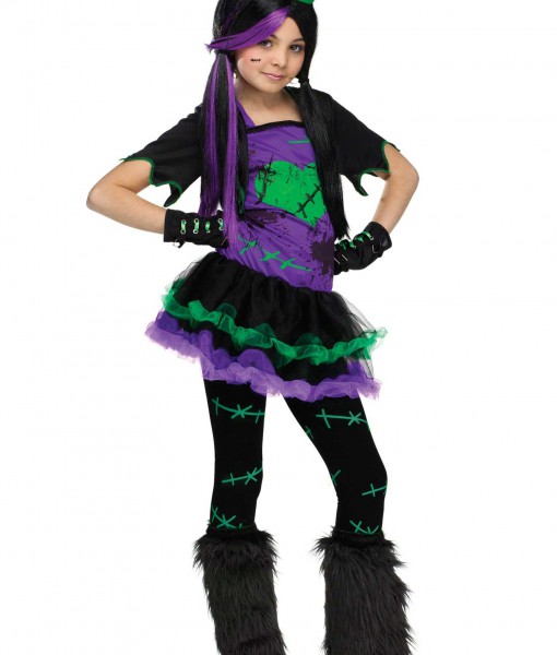 Girls Funky Frankie Costume - Halloween Costume Ideas 2023