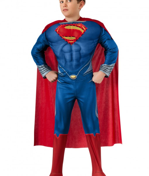 Deluxe Lite Up Man of Steel Superman Child Costume