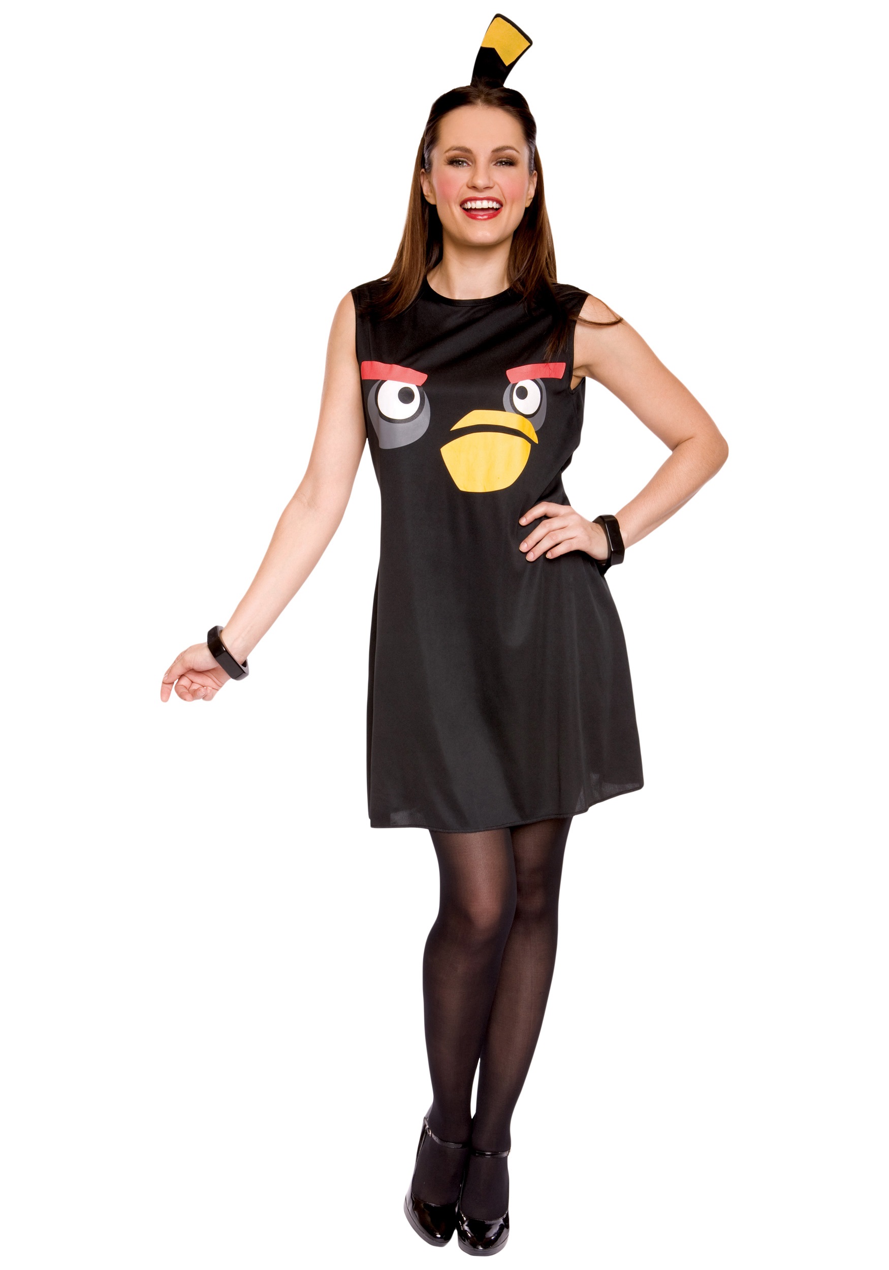 Angry Birds Adult Black Bird Tank Dress - Halloween Costume Ideas 2022.