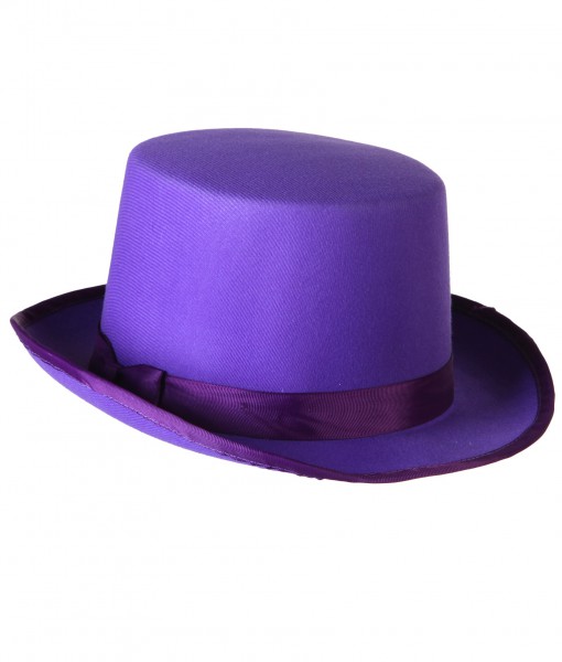 Purple Tuxedo Top Hat