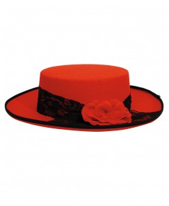 Women's Red Day of the Dead Hat