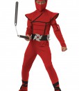 Boys Red Stealth Ninja Costume