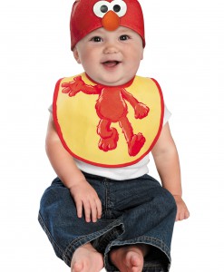 Infant Elmo Hat and Bib Set