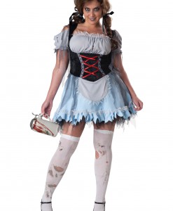 Plus Size Zombie Beer Maiden Costume