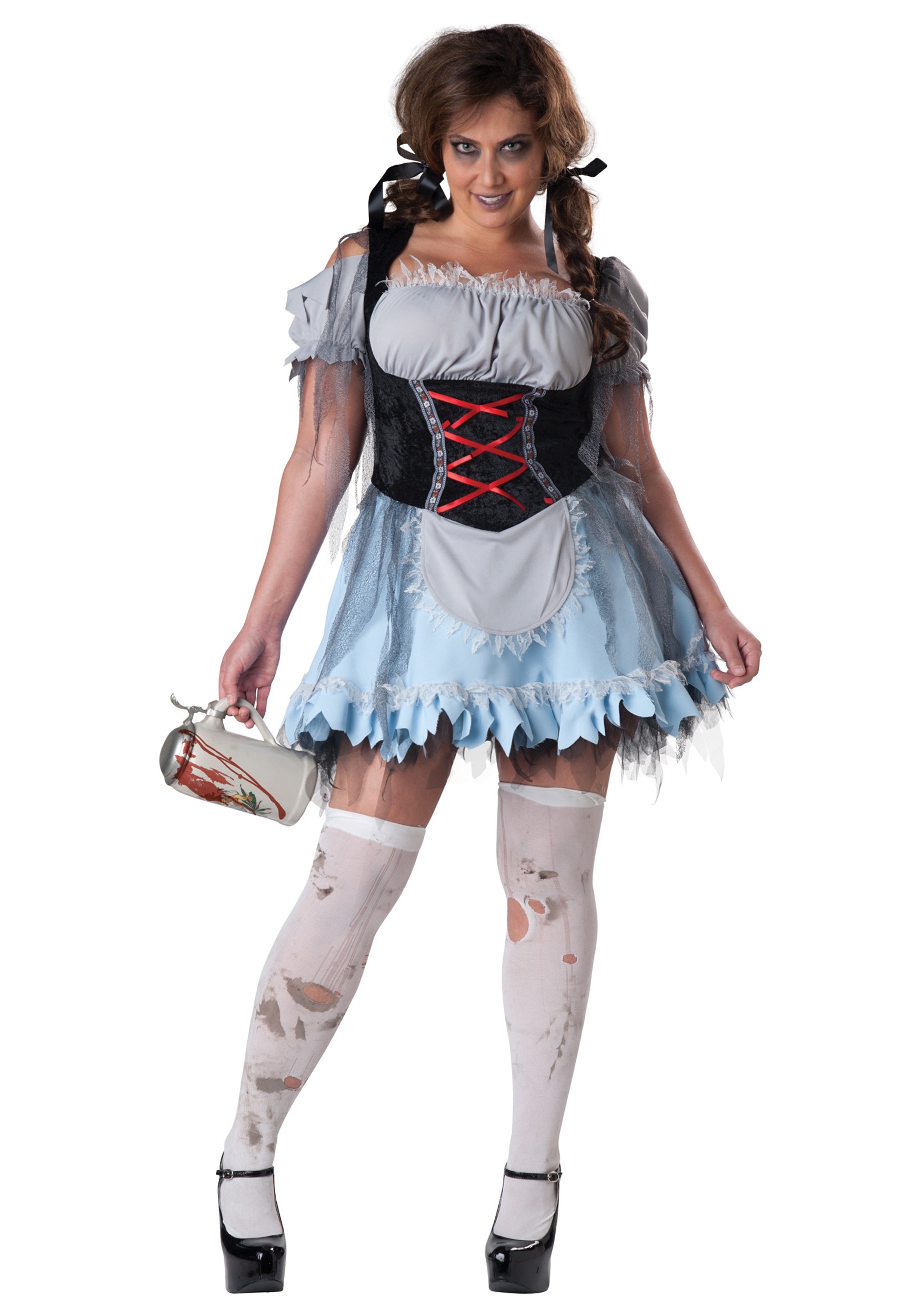 brugervejledning bent Norm Plus Size Zombie Beer Maiden Costume - Halloween Costume Ideas 2022