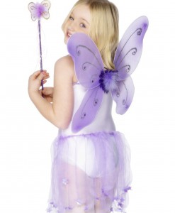 Child Purple Butterfly Wings Kit