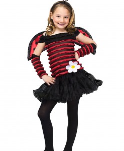 Girls Little Lady Bug Costume