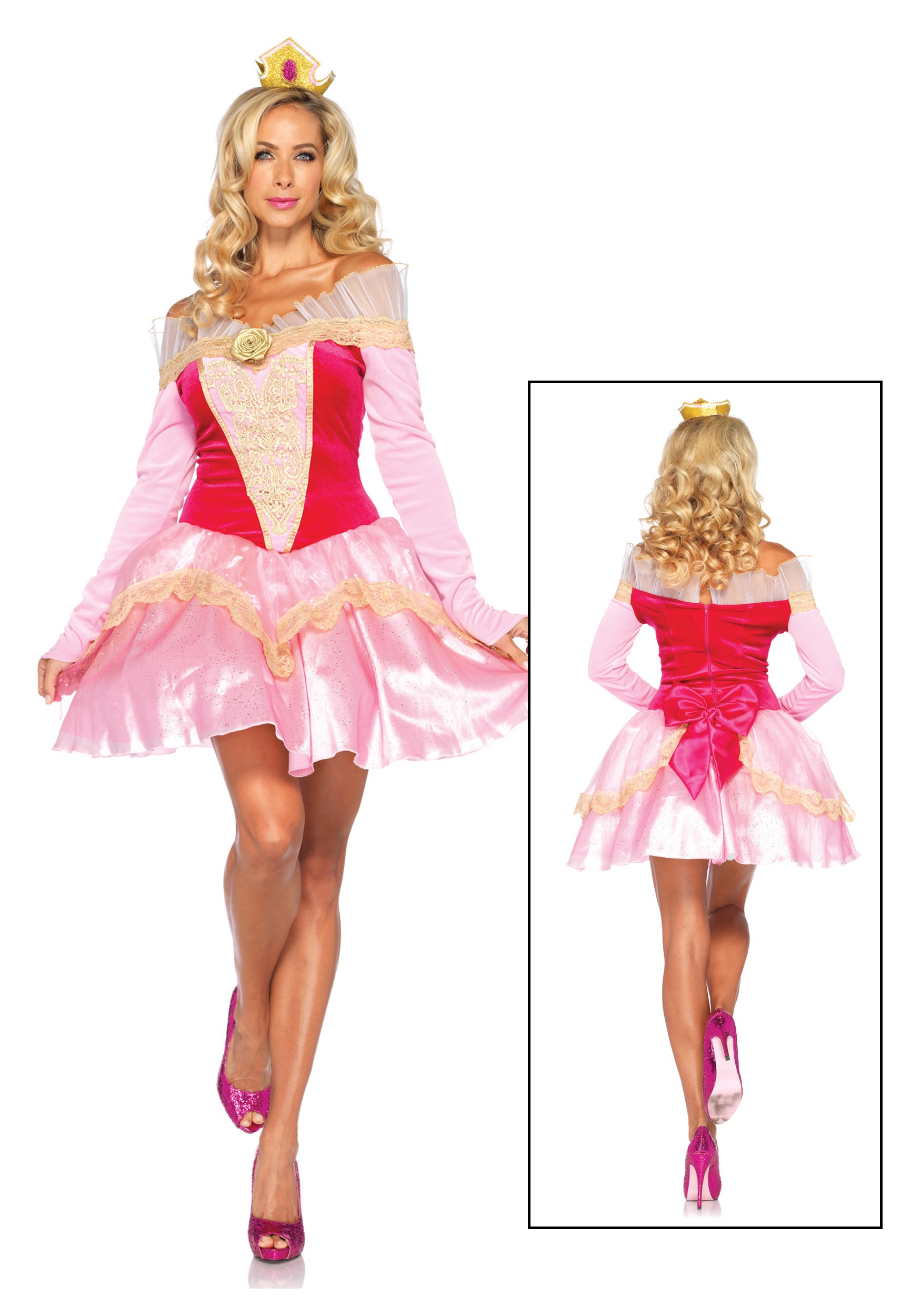 Womens Disney Princess Aurora Costume Halloween Costume Ideas 2023