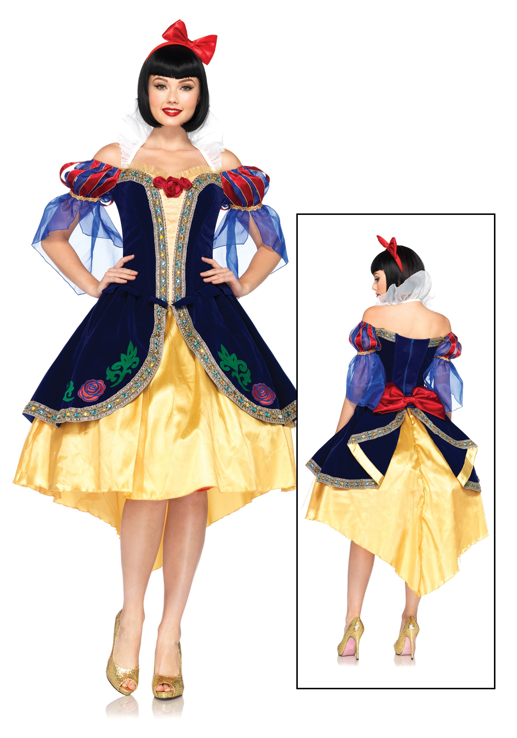 Womens Disney Deluxe Snow White Costume Halloween Costume Ideas 2023 8673