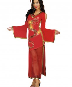 Women's Dragon Mistress Geisha Costume