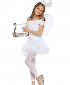Girls Little Angel Costume