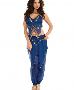 Blue Belly Dancer Costume