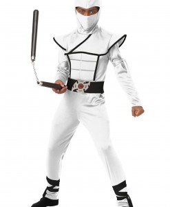 Child White Stealth Ninja Costume
