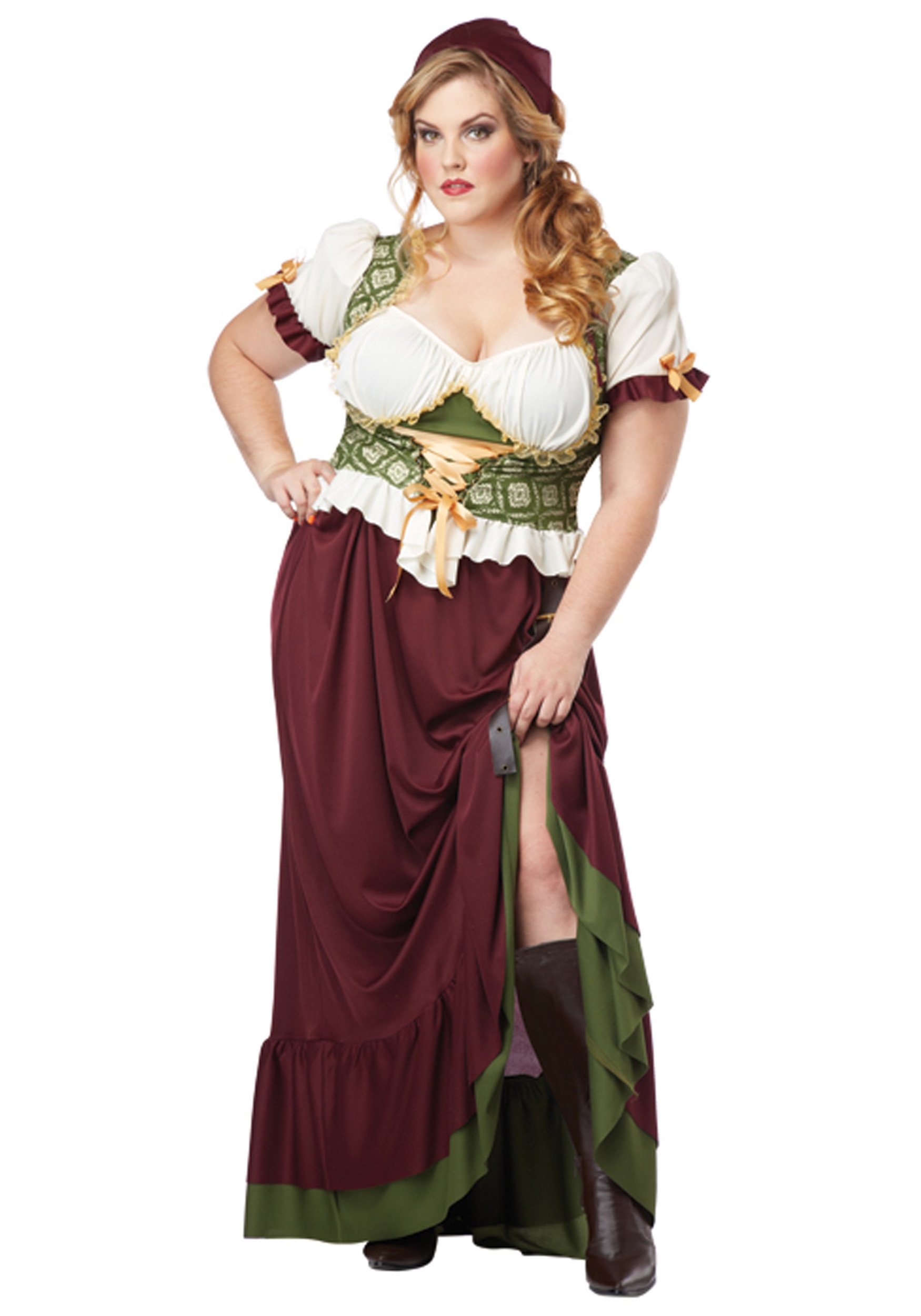FANCY DRESS Wench Medieval Adult Female Costume 