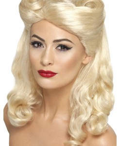 40's Blonde Pin Up Wig
