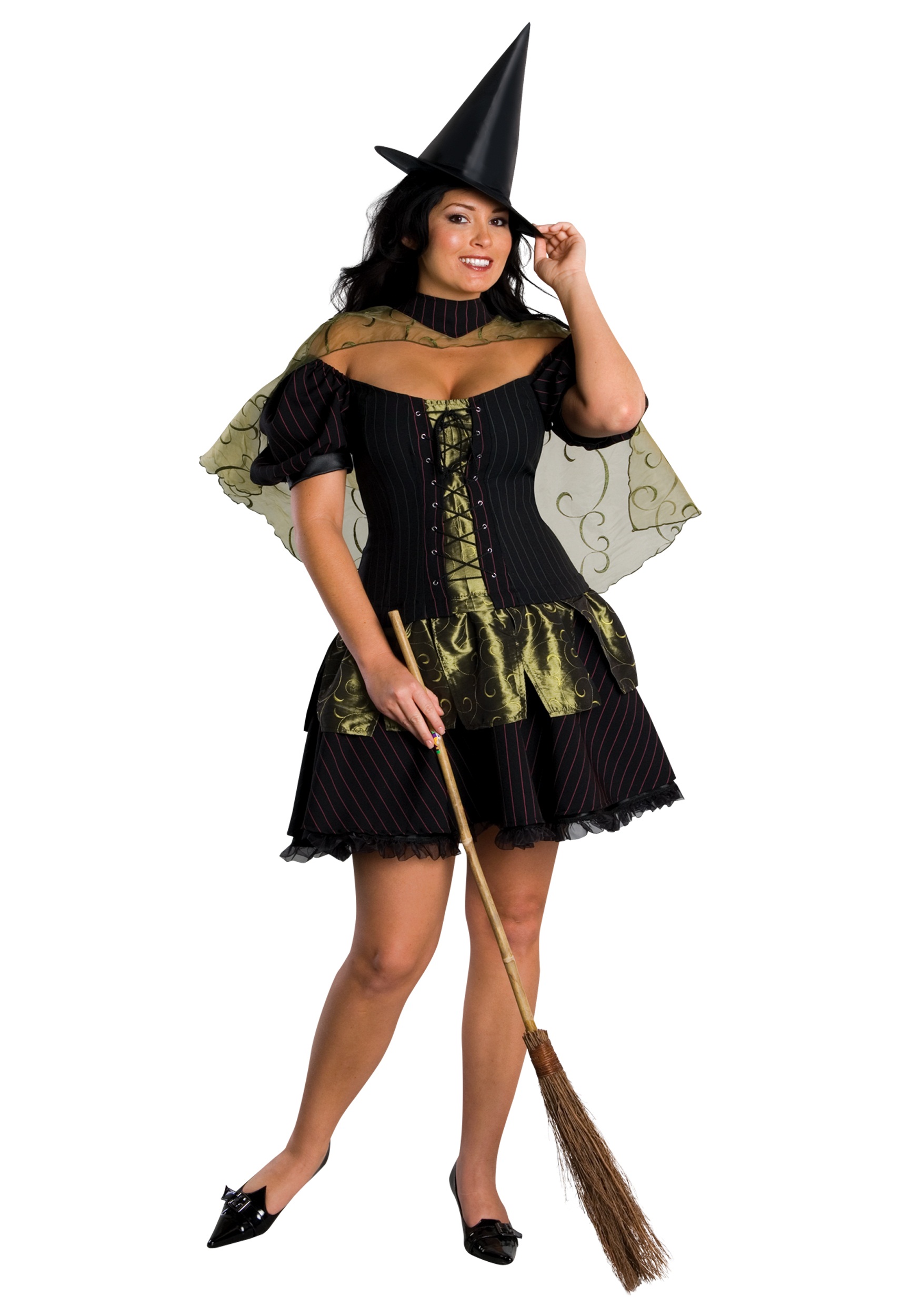 This Plus Size Wicked Witch of the West Costume will give you a sexy edge.....