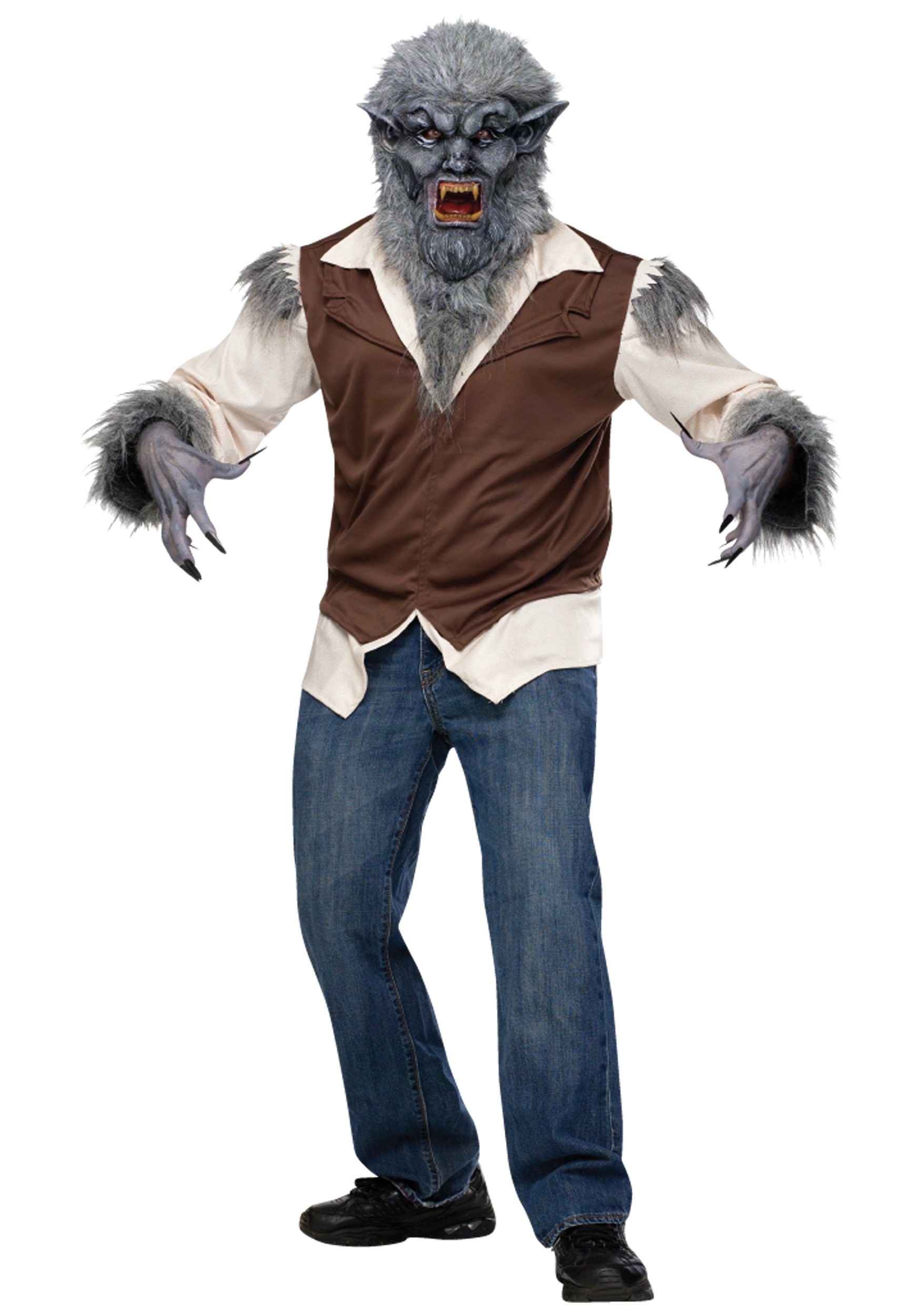 Adult Wolf Man Costume with Free Shipping in U.S., UK, Europe, Canada | Ord...