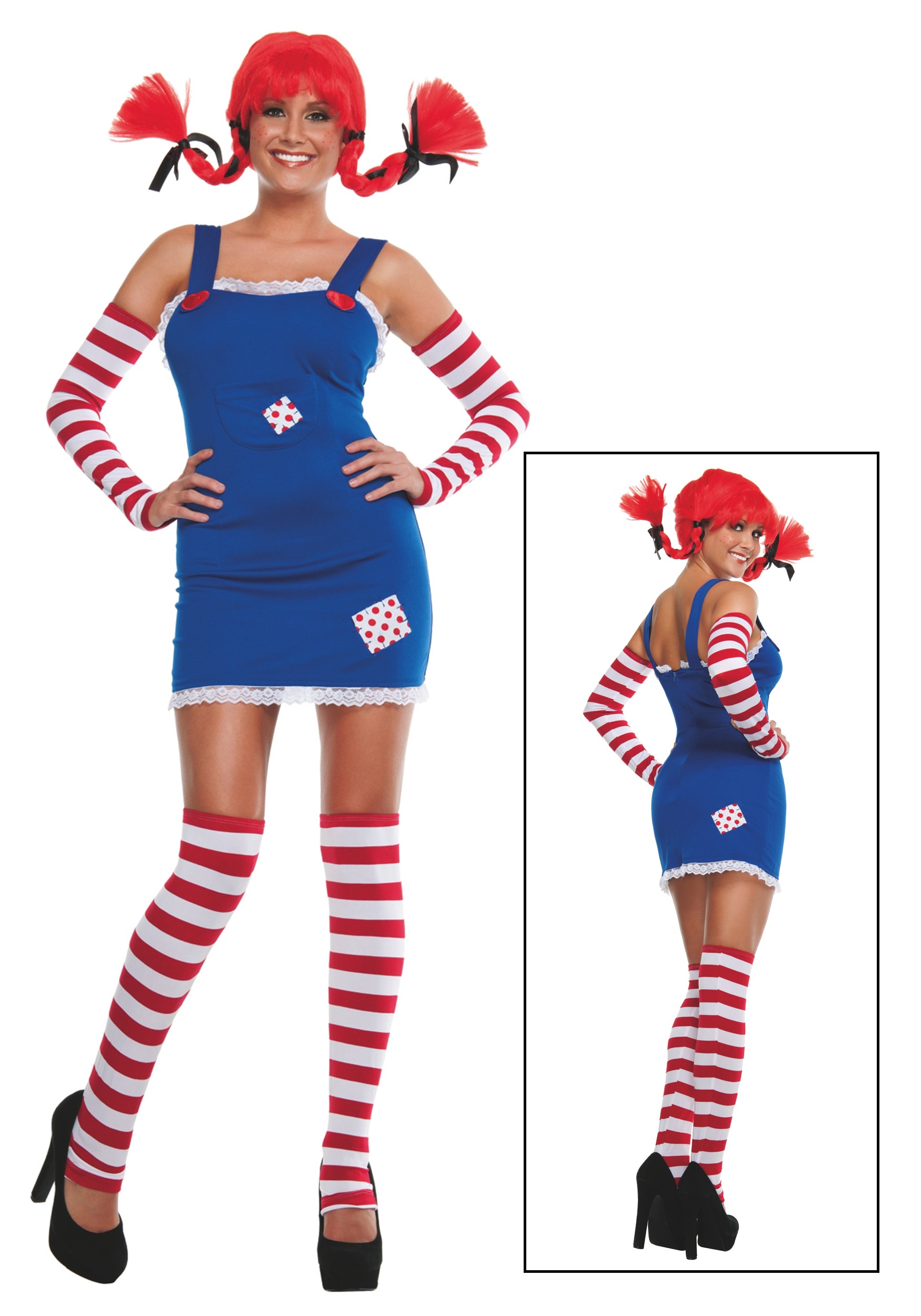 Womens Pippi Longstocking Costume - Halloween Costume Ideas 2023