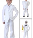 Child White Suit Costume