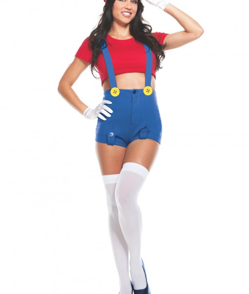 Womens Red Player Costume