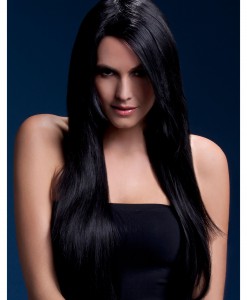 Styleable Fever Amber Black Wig