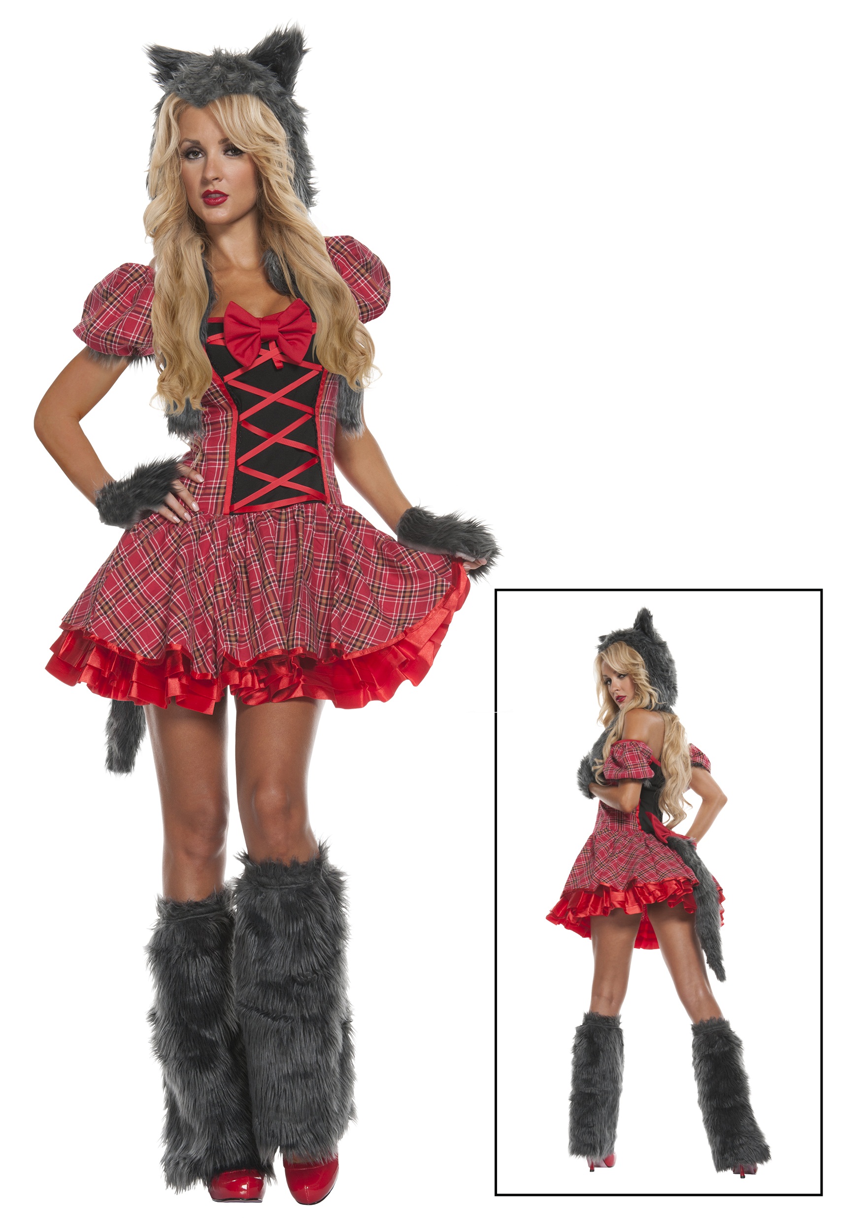 Varme Åre søster Exclusive Sexy Red Riding Wolf Costume - Halloween Costume Ideas 2023