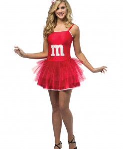 Teen Red M&M Party Dress