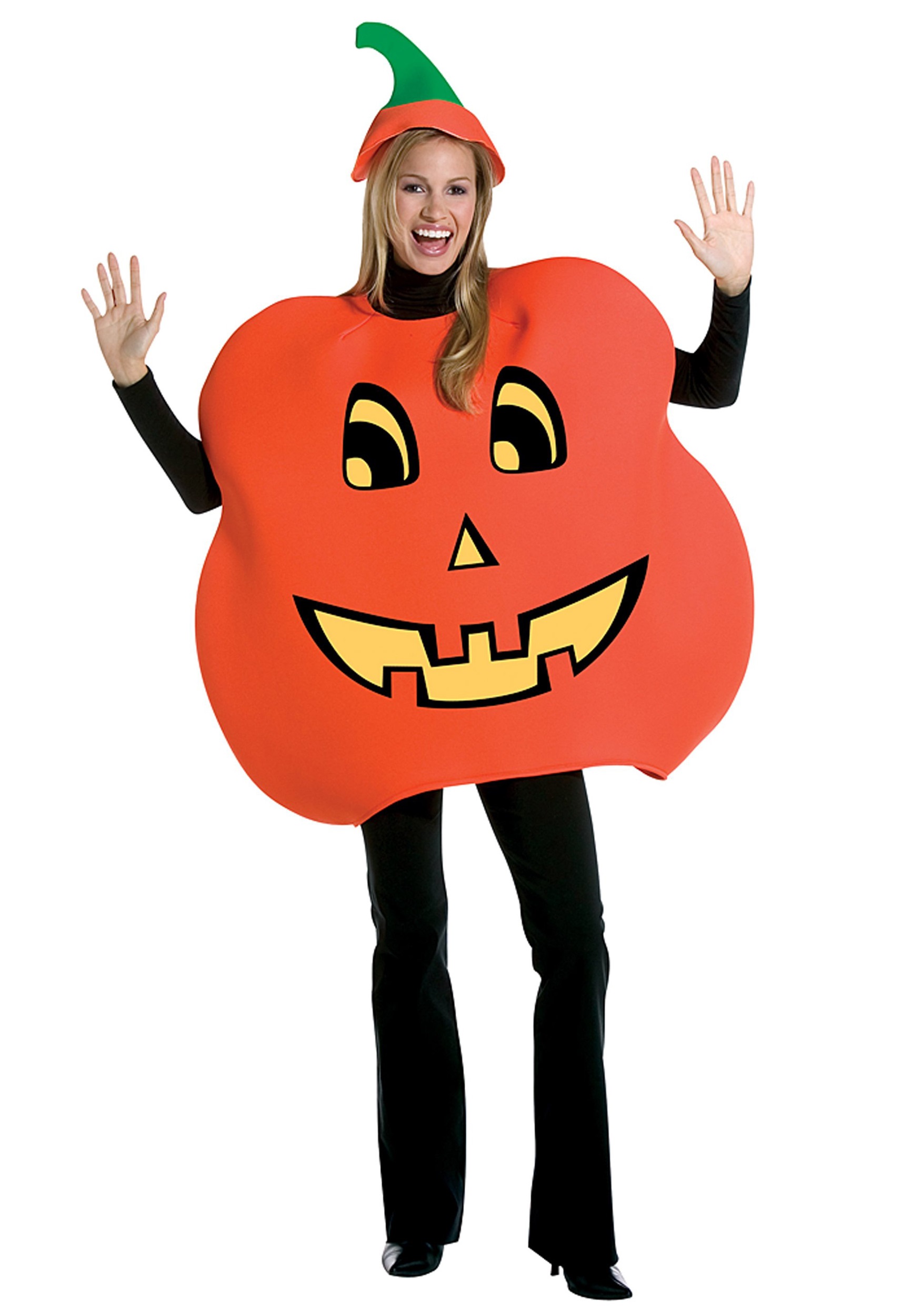 Adult Pumpkin Costume | Become a Halloween classic when you wear this Adult Pumpk...