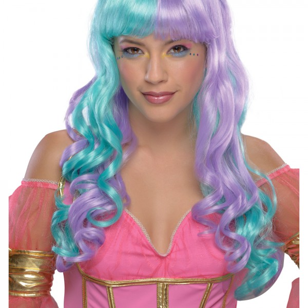 childs purple wig
