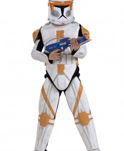 Boys Deluxe Clone Trooper Commander Cody Costume